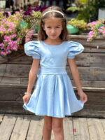 שמלת FLOWLESS ורוד ותכלת – תמונה 3