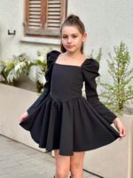 שמלת BELLA שחור – תמונה 3