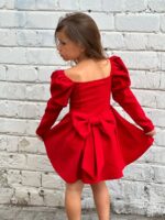 ⁦שמלת BELLA אדום⁩ – תמונה ⁦5⁩