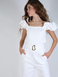 אוברול HEART שמנת