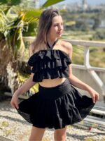 סט חצאית LIV שחור