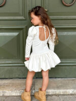 ⁦שמלת סוויד בלון ANN⁩ – תמונה ⁦2⁩