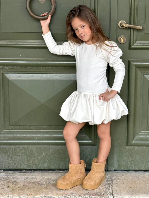 שמלת סוויד בלון ANN