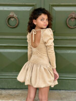 ⁦שמלת סוויד בלון ANN אבן⁩ – תמונה ⁦2⁩